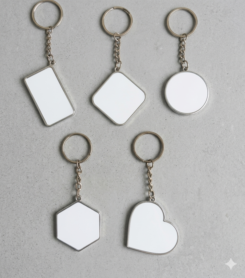 Premium Sublimation Metal Keychains