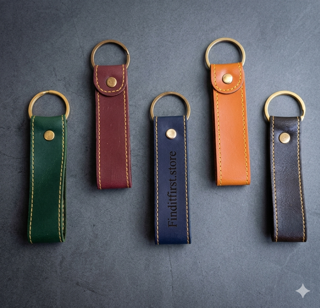 Premium Handcrafted Leather Keychain