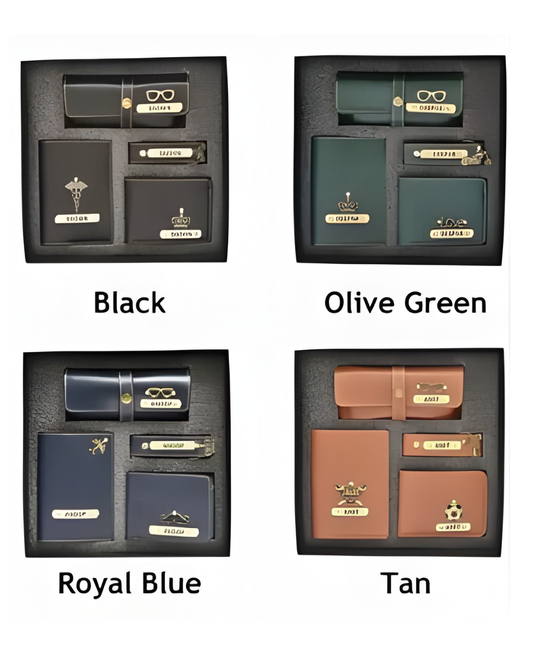Premium Gift Collection - Leather Men's Wallet Combo