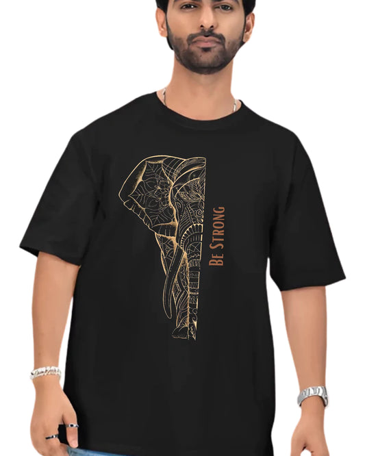 Elephant Sketch Streetwear 100% Cotton