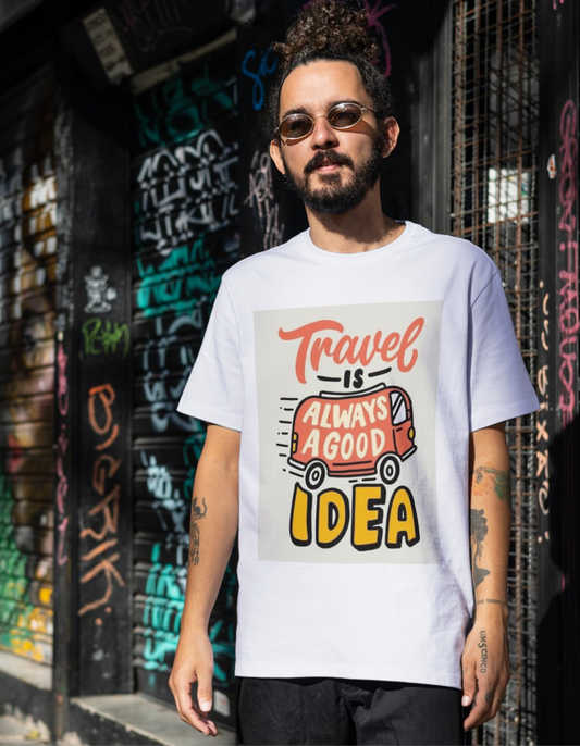 Short Sleeve T-Shirts For Travel Lovers