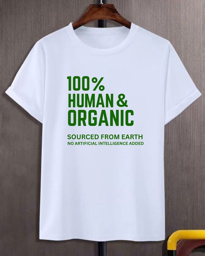 Pure Cotton Regular Fit T-Shirt - Creative Printed Tee