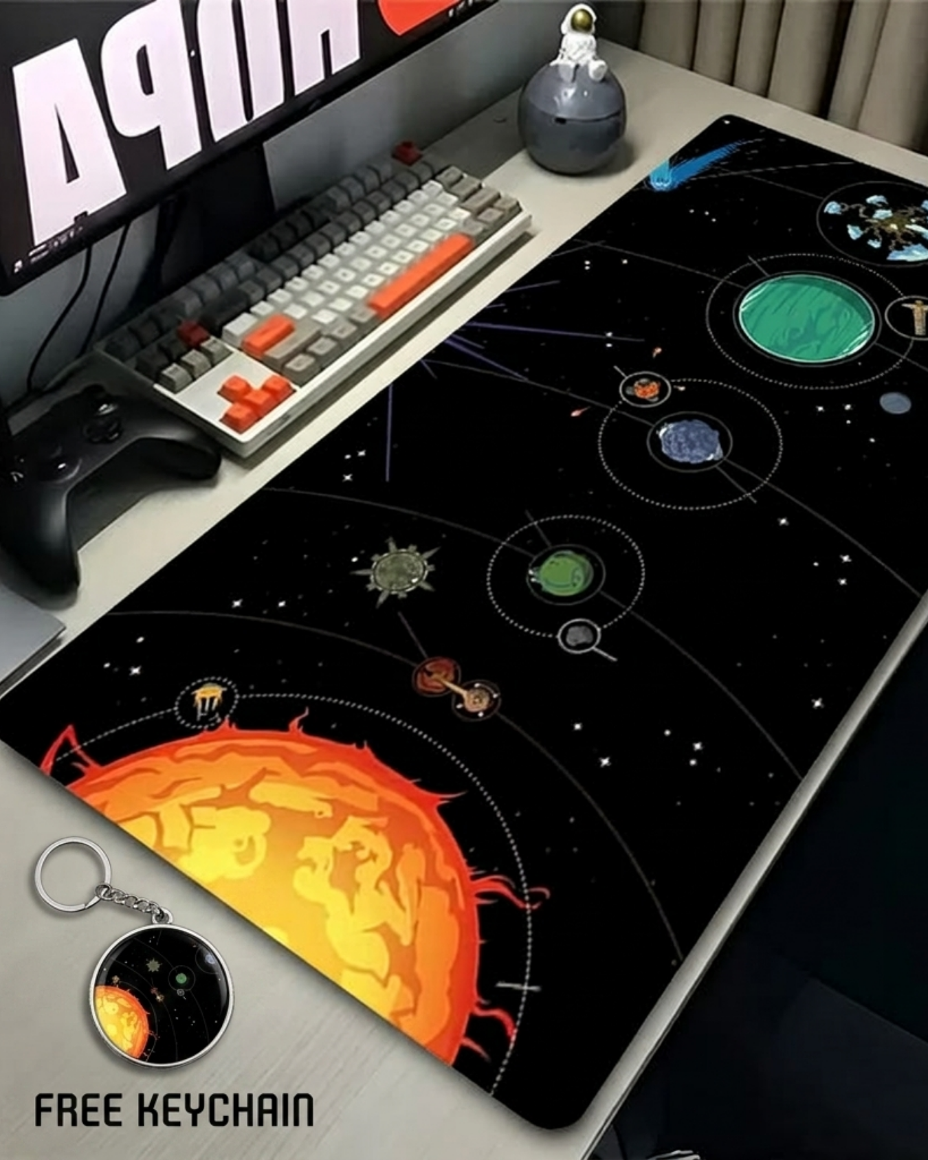 XL Anime Gaming Mouse Pad – 11 x 23 Inches (With Your Personalisation )