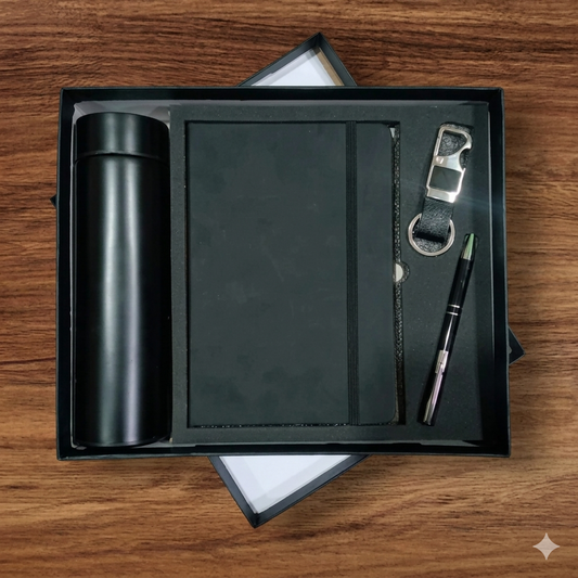 Premium 4-in-1 gift set (Water Bottle, Keychain, Pen, Diary)