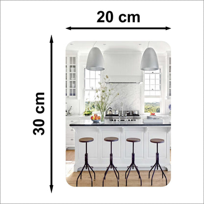 Elegant Combo of Oval & Square Shaped Mirrors (Pack of 2)