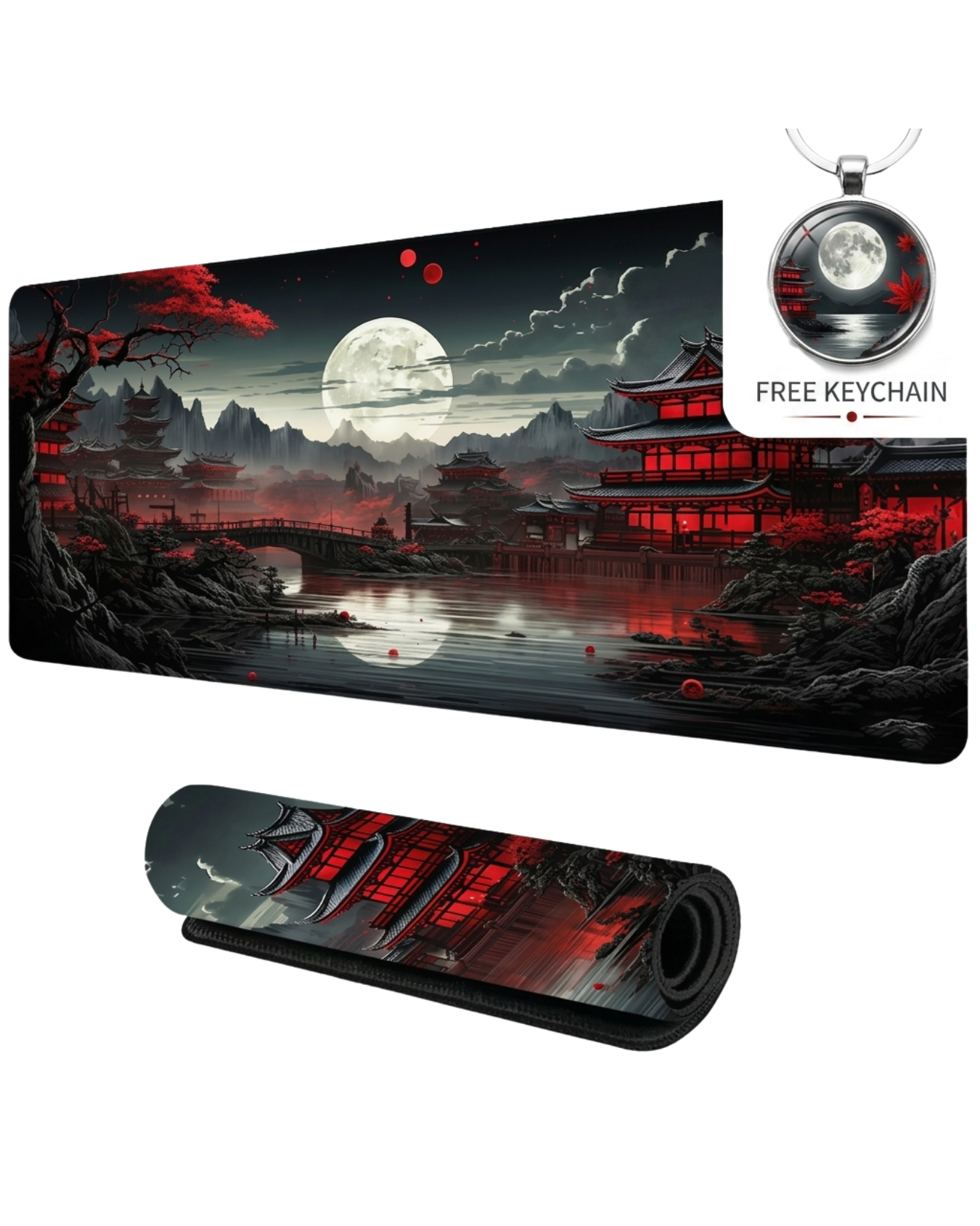 XL Anime Gaming Mouse Pad – 11 x 23 Inches (With Your Personalisation )