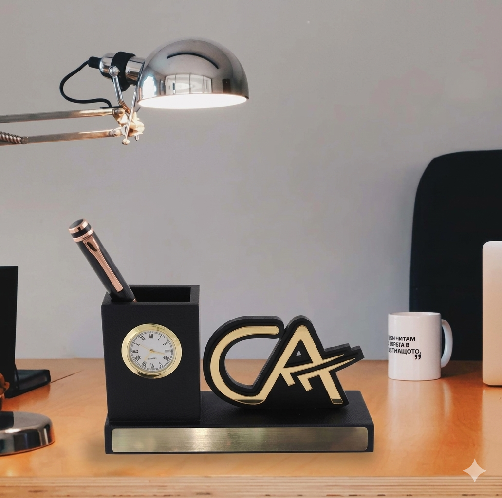 3-in-1 Executive Desk Organizer (MOQ - 5 Pcs)