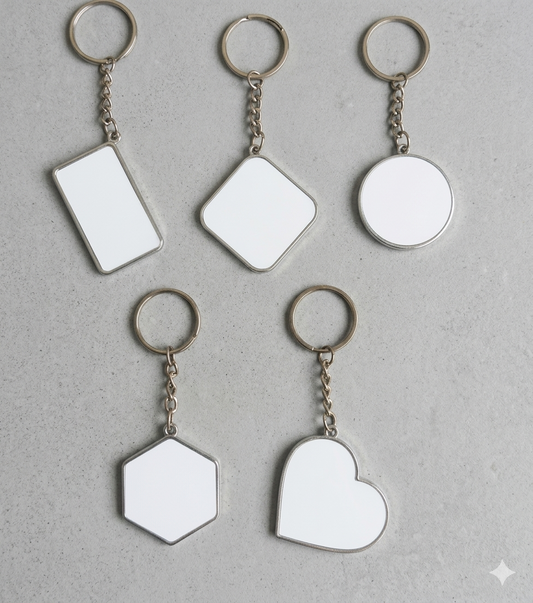 Premium Sublimation Metal Keychains